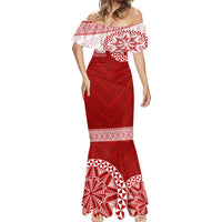 Tonga Rugby Mermaid Dress Ikale Tahi Champions World Cup 2023 LT7 - Polynesian Pride
