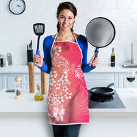 Dreamy Butterfly Polynesian - Breast Cancer Awareness Apron Floral Vibes