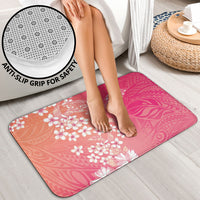 Dreamy Butterfly Polynesian - Breast Cancer Awareness Bathroom Set Floral Vibes