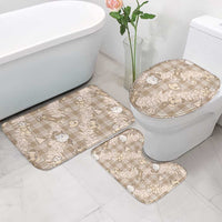 Khaki Palaka Hawaii Cowboy Christmas Bathroom Set Paniolo Mix Maile Lei - Polynesian Pride