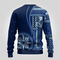 Samoa Siapo Motif Ugly Christmas Sweater Classic Style - Bue Ver LT7 - Polynesian Pride