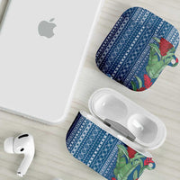 Women's Day Samoa Malu Tattoo Inspired Mix Teuila AirPods Case Royal Blue