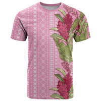 Women's Day Samoa Malu Tattoo Inspired Mix Teuila T Shirt Rose Pink