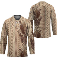 Women's Day Samoa Malu Tattoo Inspired Mix Teuila Hockey Jersey Vintage Tapa