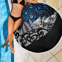 Maori Matariki Beach Blanket Landscape Styled Fern - Galaxy