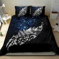 Maori Matariki Bedding Set Landscape Styled Fern - Galaxy
