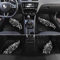 Maori Matariki Car Mats Landscape Styled Fern - Monochrome