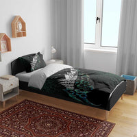 Maori Matariki Bedding Set Landscape Styled Fern - Paua Shell