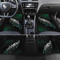 Maori Matariki Car Mats Landscape Styled Fern - Paua Shell