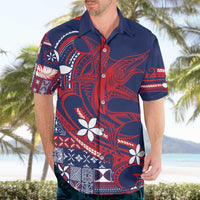Samoa Manuia le Aso Tuto'atasi Hawaiian Shirt Siapo Mamanu Mix Tatau Marlin - Flag Color