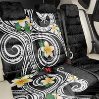 Kanaka Maoli Hawaii Plumeria Back Car Seat Cover Dancing Tentacles Black Style