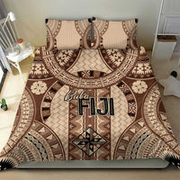 Bula Fiji Vintage Bedding Set Brown Masi Motifs