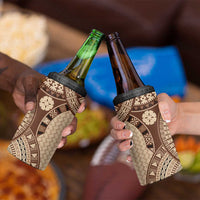 Bula Fiji Vintage 4 in 1 Can Cooler Tumbler Brown Masi Motifs