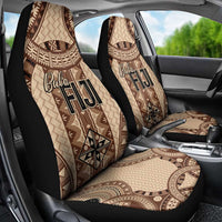 Bula Fiji Vintage Car Seat Cover Brown Masi Motifs