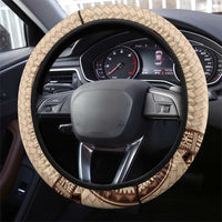 Bula Fiji Vintage Steering Wheel Cover Brown Masi Motifs