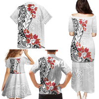 Bula Fiji Day Family Matching Puletasi and Hawaiian Shirt Tagimaucia on Masi Pattern LT7 - Polynesian Pride