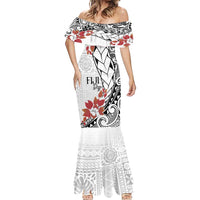 Bula Fiji Day Mermaid Dress Tagimaucia on Masi Pattern