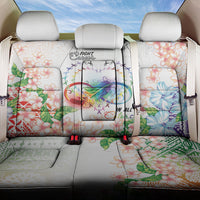 Fight Cancer In All Colors Back Car Seat Cover Plumeria Mix Tapa Pattern