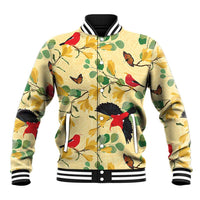 Aloha Hawaii Baseball Jacket I'iwi on Mamane Pastel Cream