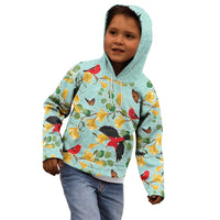 Aloha Hawaii Kid Hoodie I'iwi on Mamane Pastel Turquoise