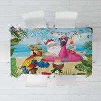 Have Yourself A Beachy Little Christmas Tablecloth with Santa Chilling - Polynesian Pride
