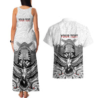 Aotearoa Personalized Couples Matching Tank Maxi Dress and Hawaiian Shirt Proud To Be Maori