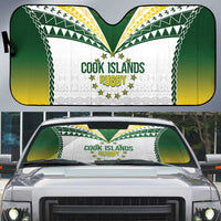 Cook Islands Rugby Auto Sun Shade Kuki's Aitu Champions - Polynesian Pride