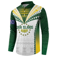 Cook Islands Rugby Custom Button Sweatshirt Kuki's Aitu Champions - Polynesian Pride