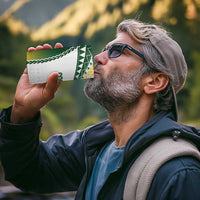 Cook Islands Rugby 4 in 1 Can Cooler Tumbler Kuki's Aitu Champions - Polynesian Pride