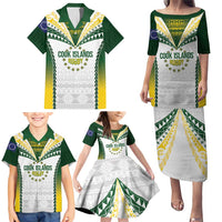 Cook Islands Rugby Custom Family Matching Puletasi and Hawaiian Shirt Kuki's Aitu Champions LT7 - Polynesian Pride