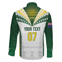 Cook Islands Rugby Custom Family Matching Short Sleeve Bodycon Dress and Hawaiian Shirt Kuki's Aitu Champions LT7 - Polynesian Pride