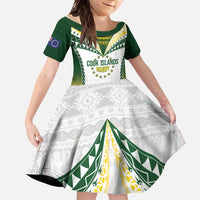 Cook Islands Rugby Custom Family Matching Summer Maxi Dress and Hawaiian Shirt Kuki's Aitu Champions - Polynesian Pride