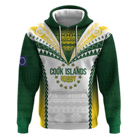 Cook Islands Rugby Custom Zip Hoodie Kuki's Aitu Champions - Polynesian Pride