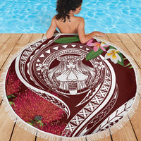 Aloha Hawaii Big Island Beach Blanket Ohia Lehua Wahine