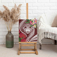 Aloha Hawaii Big Island Canvas Wall Art Ohia Lehua Wahine