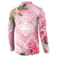 Aloha Hawaii Maui Button Sweatshirt Goddess Lokelani Rose