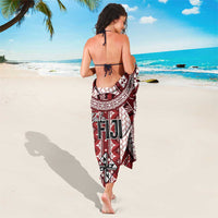 Bula Fiji Vintage Sarong Scarlet Masi Motifs