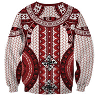 Bula Fiji Vintage Sweatshirt Scarlet Masi Motifs