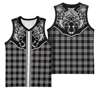 Hawai'i Paniolo Motif Black Basketball Jersey Floral Palaka Print LT7 - Polynesian Pride