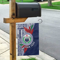 Samoa Rugby Personalized Garden Flag Toa Samoa Myriad Siapo