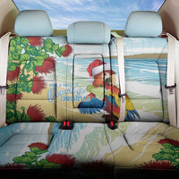Have A Very Beach Christmas Back Car Seat Cover Parrot By Lehua Flower - Polynesian Pride