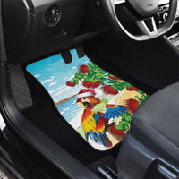 Have A Very Beach Christmas Car Mats Parrot By Lehua Flower - Polynesian Pride