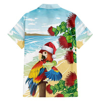Have A Very Beach Christmas Family Matching Tank Maxi Dress and Hawaiian Shirt Parrot By Lehua Flower - Polynesian Pride