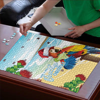 Have A Very Beach Christmas Puzzle Parrot By Lehua Flower - Polynesian Pride