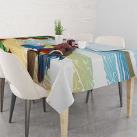 Have A Very Beach Christmas Tablecloth Parrot By Lehua Flower - Polynesian Pride