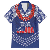 Toa Samoa Rugby Custom Family Matching Off Shoulder Maxi Dress and Hawaiian Shirt Ulafala Mix Nifo'oti - Polynesian Pride
