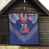 Toa Samoa Rugby Quilt Ulafala Mix Nifo'oti - Polynesian Pride