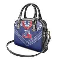 Toa Samoa Rugby Shoulder Handbag Ulafala Mix Nifo'oti - Polynesian Pride