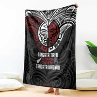 Maori Hongi Toitu Te Tiriti Blanket Tangata Tiriti Stand With Tangata Whenua