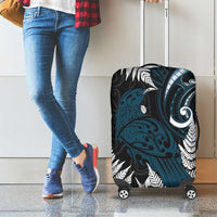 New Zealand Tui Bird Luggage Cover Maori Kowhaiwhai